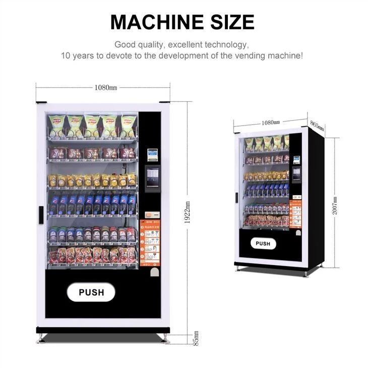 Outdoor Vending Machine size